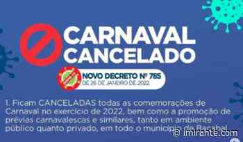 Prefeitura de Bacabal também cancela carnaval e proíbe prévias - Imirante.com