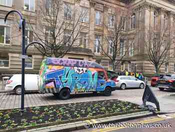 RECAP: Taxi drivers stage second slow go protest in Bolton Town Centre against Clean Air Zone policies - The Bolton News