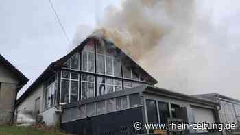 Brand eines Mehrparteienhauses - Kreis Cochem-Zell - Rhein-Zeitung