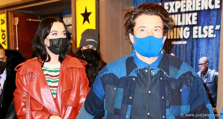 Katy Perry & Orlando Bloom Check Out Broadway Show After Her 'SNL' Performance