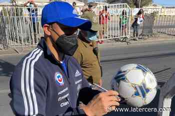 El gesto de Alexis Sánchez con los hinchas de Calama - La Tercera