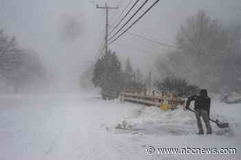Tens of thousands left without power as East Coast plunges into deep freeze