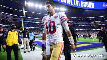 Garoppolo: Emotions hit after likely 49ers finale
