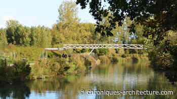 Passerelle sur la Scarpe, Arras, signée Jean-François Blassel - Chroniques d'architecture