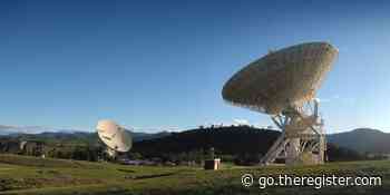 Earth to Voyager 2: standby for connection - after we tip this water out of the dish