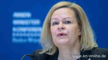 Innenministerin Faeser zu Schüssen auf Polizisten: Tat erinnert an „Hinrichtung“