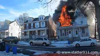 Dash & helmet-cam video: House fire in Harrisburg, Pennsylvania - STATter911