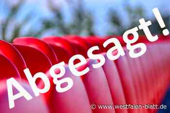 Veranstaltungen in Verl abgesagt oder verschoben - Westfalen-Blatt