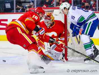 FLAMES SNAPSHOTS: Markstrom snags seventh shutout on quiet night against Canucks - Calgary Sun