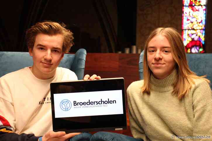 Leerlingen ontwerpen nieuwe logo Broederschool