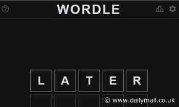 Wordle: Analysis by computer scientist suggests 'LATER' is the best starting guess