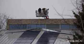 Met dank aan storm Corrie: Boom valt op auto, buren blij met het haardhout; School Waspik verliest deel van het dak - BD.nl