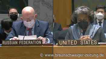 Schlagabtausch zwischen Russland und USA bei UN-Sitzung zu Ukraine-Krise