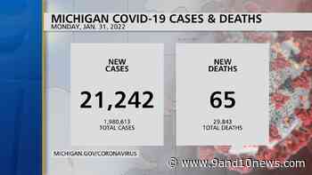 Michigan Health Officials Report 21242 Coronavirus Cases, 65 Deaths - 9 & 10 News - 9&10 News