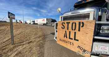 Coutts border blockade enters third day