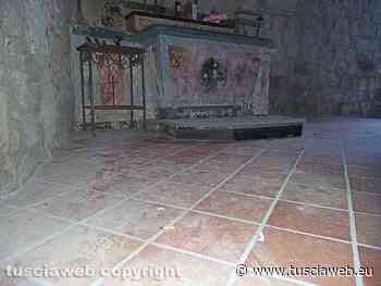 Madonna dell'Arco: bisogni fisiologici, sigarette in un'acquasantiera e lattine in una nicchia - Tuscia Web