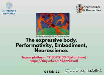Università di Parma, seminario online: “Il Corpo Espressivo. Performatività, Embodiment, Neuroscienze” - - ParmaDaily.it