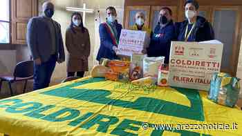 Coldiretti dona pacchi alimentari alle famiglie di Bibbiena. La consegna - Arezzo Notizie