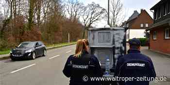 Panzerblitzer: Stadt Marl stellt Strafantrag gegen Schmierfinken - Waltroper Zeitung