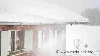 Wissen Sie, wie viel Schnee Ihr Dach trägt? - Rhein-Zeitung