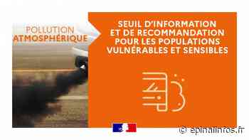 Préfecture : alerte aux particules fines - Epinal infos - Epinal Infos