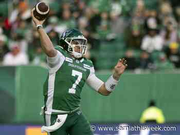 Cody Fajardo restructures contract with Riders | Sarnia & Lambton County This Week - Sarnia and Lambton County This Week