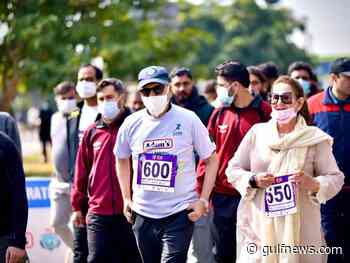 Pakistan’s President Alvi leads first full marathon in Islamabad - Gulf News