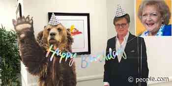 Betty White's Instagram Shares Hilarious Cutouts of Her 'Absolute Faves' Robert Redford and Bear Named Bam Bam - PEOPLE