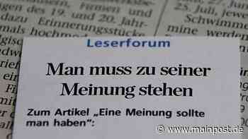 Leserforum: Querdenker stören den Frieden in Ebern - Main-Post