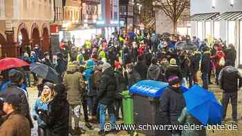 Strengere Kontrollen: Nur knapp 500 beim "Spaziergang" in Nagold