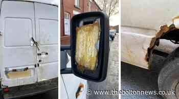 Filthy and dangerous van pulled over by police in Bolton town centre