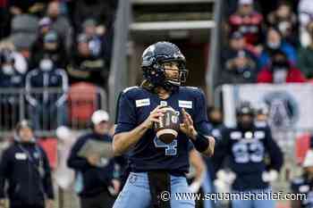 Toronto Argonauts re-sign starting quarterback Bethel-Thompson - Squamish Chief