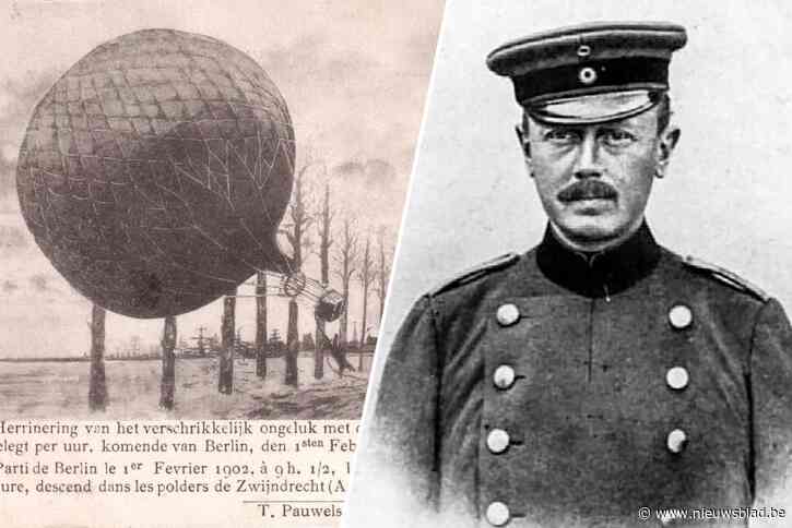 De vergeten balloncrash: 120 jaar geleden werd “perfecte storm” luchtschipper fataal in Antwerpen