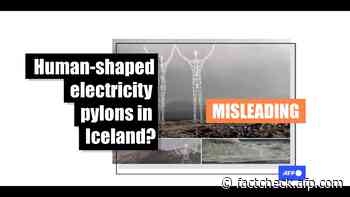 These images of 'human-shaped pylons' are a proposal by an architecture firm - AFP Factcheck