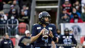 Toronto Argonauts re-sign starting quarterback Bethel-Thompson - Lethbridge News Now