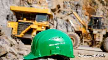 Gewinn stark gesteigert: HeidelbergCement überrascht Analysten - n-tv NACHRICHTEN