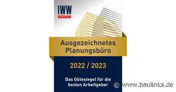 Arbeitgebersiegel „ausgezeichnetes Planungsbüro“ vom IWW bzw. PBP