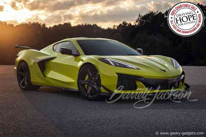 2023 Chevrolet Corvette Z06 VIN 001 brings big money at auction