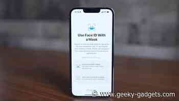 iOS 15.4 Face ID with a Face Mask in action (Video)