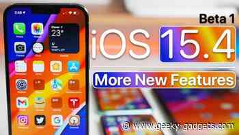 More iOS 15.4 and iPadOS 15.4 features revealed (Video)