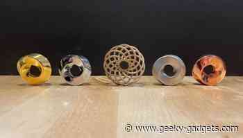 Solid metal Fibonacci Spiral Torus and Mega Mobius