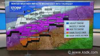 Storm Alert: Scott Connell gives an update Tuesday afternoon on the winter storm to impact St. Louis area - KSDK.com