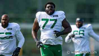 Jets coach: Becton will have to compete to start