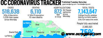 Coronavirus: Orange County reported 1,229 new cases and 10 more deaths, Feb. 1 - OCRegister