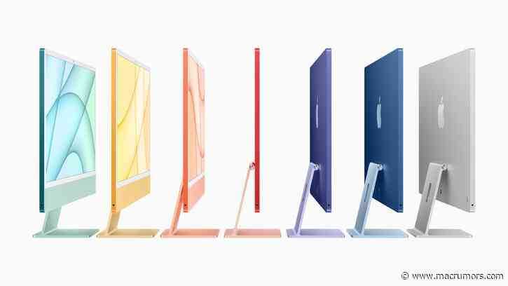 Deals: Apple's M1 iMac (8-Core GPU, 256GB) Drops to New Low of $1,349.99 in Several Colors