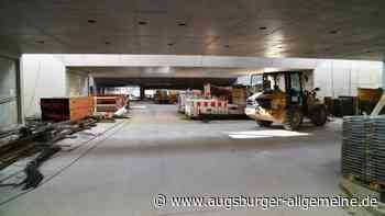 So sieht es gerade im Augsburger Bahnhofstunnel aus