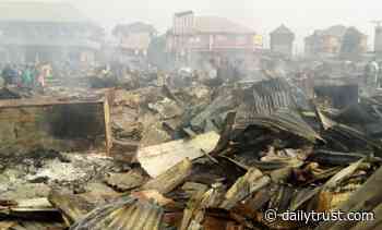Fire guts Ogbe-Ijoh Market in Warri - Daily Trust
