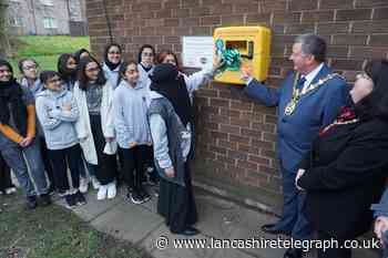 Girls' group fund new defibrillators at mosque after being motivated by Eriksen collapse