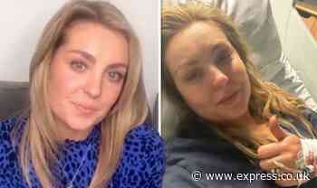 Strictly's Amy Dowden shares update from A&E bed after second hospital dash in eight weeks - Express