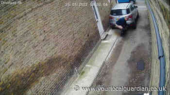 CCTV shows man pooing outside south London front door